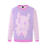 Painfully Hurt Bunny Conversation Heart PASTEL VERSION (Made to Order)