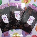 Alpaca Ghost, Halloween, Ghost pin, Spooky Enamel Pin