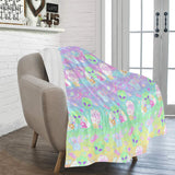 Alien Cutie Reba the alien and kikko TV Blanket (Made to Order)