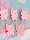 Painfully Hurt Bunny Enamel Pin