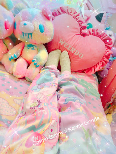 Creme Bunny x Kawaii Goods Decora Girl Party Joggers (Made to Order)