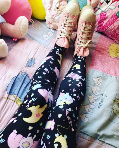 Spooky Party Gianella Baby x Kawaii Goods Collab Tights Leggings (Made to Order)