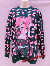 Load image into Gallery viewer, Manic Nurse and Hurt Bunny Aini x Kawaii Goods Collab Sweater (Made to Order)