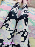 Hurt Bunny Bear Nurse Death Yami Kawaii leggings (Made to Order)