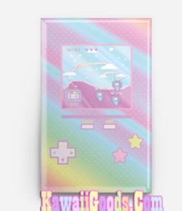 Kikko TV Video Game Pixel Yume Kawaii Button