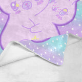 Emotion Bear and Yami Bunny two headed creature Blanket (Made to Order)
