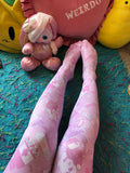 Painfully Hurt Abby Bunny Bandage Yami Kawaii Tights PAIN (Made to Order)