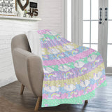 Sweetie Dreams and Trixie Yume Kawaii Fairy Kei Fleece Blanket  (Made to Order)