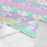 Sweetie Dreams and Trixie Yume Kawaii Fairy Kei Fleece Blanket  (Made to Order)