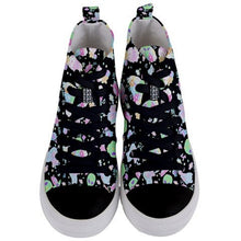 Load image into Gallery viewer, Alien Cutie Reba the alien and Kikko TV Shoes, Fairy Kei Shoes Men (Made to Order)