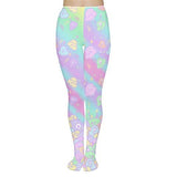 Alien Ice Cream Scoops Monster Party Tights Leggings  (Made to Order)