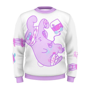 Painfully Hurt Bunny Bandage Sweater (Made to Order)