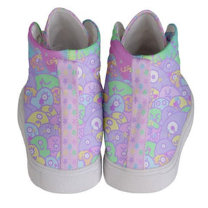 Alien Ice Cream Scoop Monster Party Shoes, Fairy Kei Shoes  Mens  (Made to Order)