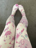 Painfully Hurt Abby Bunny Bandage Yami Kawaii Tights PAIN (Made to Order)
