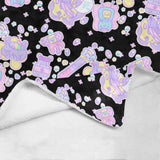 Hurt Bunny Bear Nurse Death Yami Kawaii Fleece Blanket (Made to Order)
