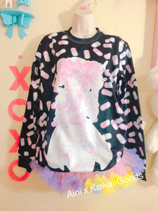 Manic Nurse and Hurt Bunny Aini x Kawaii Goods Collab Sweater (Made to Order)