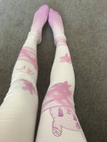 Painfully Hurt Bunny Bandage Tights (Made to Order)