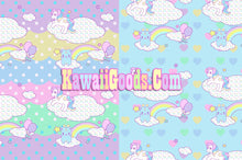 Load image into Gallery viewer, Sweetie Dreams and Trixie Dreamy Clouds Yume Kawaii Puffy Hoodie Jacket (Made to Order)