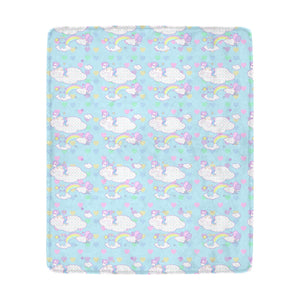 Sweetie Dreams and Trixie Yume Kawaii Fairy Kei Fleece Blanket  (Made to Order)