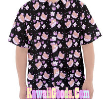 Load image into Gallery viewer, Pastel Sushi Bear Top, Kawaii Food Blouse (Made to Order)