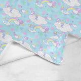 Sweetie Dreams and Trixie Yume Kawaii Fairy Kei Fleece Blanket  (Made to Order)