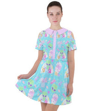 Load image into Gallery viewer, Alien Cutie Reba the alien and Kikko TV Dress (Made to Order)