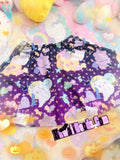 Candy Cemetery Creepy Cute Witch Bear Suspender Skirt
