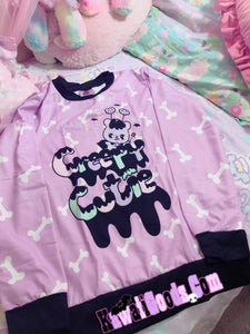 Creepy Cutie Spooky Emotion Bear Sweater (Made to Order)