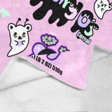 Scary Os Emotion Bear Vampire Blanket (Made to Order)