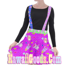 Load image into Gallery viewer, Popples Sweets 80s Yume Kawaii Suspender Skirt