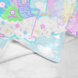 Dreamy Cloud Land Kikko TV and Emotion Bear Blanket (Made to Order)