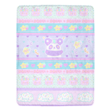 Mimi the alien panda and Emotion Bear Dreamy Blanket (Made to Order)