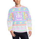 Mimi the alien panda and Emotion Bear Dreamy Sweater (made to order)