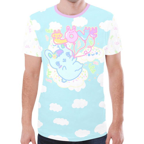 LOVE Balloons Cici Bunny Happy Clouds Top (Made to Order)