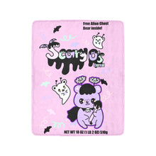 Load image into Gallery viewer, Scary Os Emotion Bear Vampire Blanket (Made to Order)