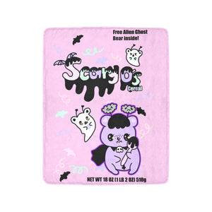 Scary Os Emotion Bear Vampire Blanket (Made to Order)