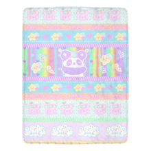 Load image into Gallery viewer, Mimi the alien panda and Emotion Bear Dreamy Blanket (Made to Order)