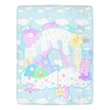 Dreamy Cloud Land Kikko TV and Emotion Bear Blanket (Made to Order)