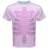 Fairy Kei Pastel Goth Skeleton Creepy Cute Tee (Made to Order)