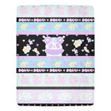 Mimi the alien panda and Emotion Bear Dreamy Blanket (Made to Order)