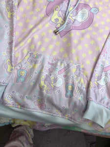 Hurt Bunny Nurse Bear Death Yami Kawaii Sweater (Made to Order)