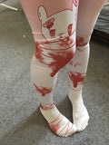 Guro Kawa Painfully Hurt Abby Bunny Bandage Tights  (made to order)