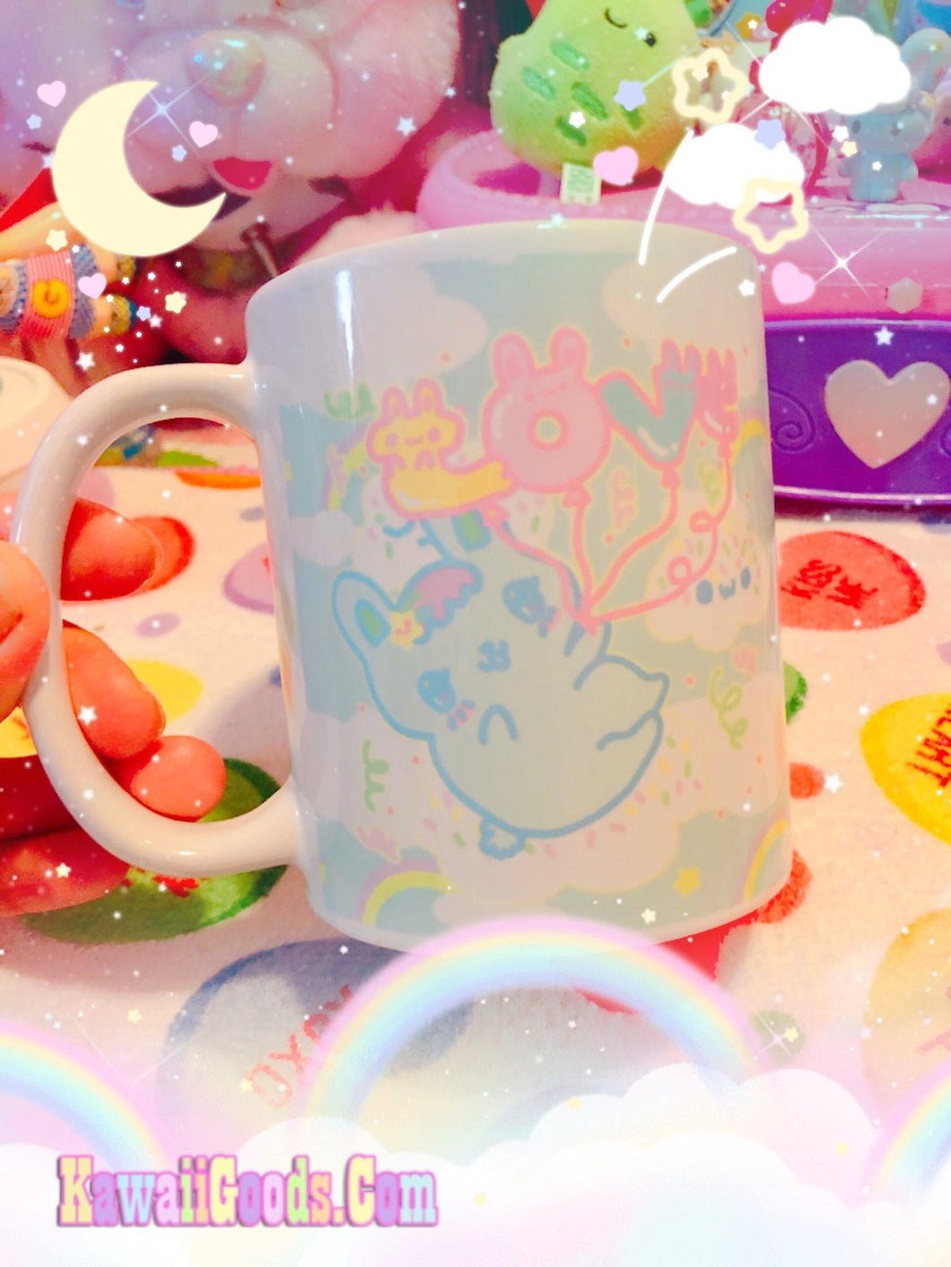 LOVE Bunny Balloon Mug