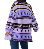 Creepy Cutie  Fleece Fuzzy Jacket (Made to Order)