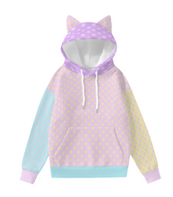 Load image into Gallery viewer, Kitty Cat Ears Kawaii Hoodie Sweater (Made to Order)