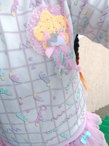 Fairykei Cutie Grid Sweater (made to order)