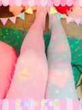 Conversation Heart Cuties Tights (made to order)