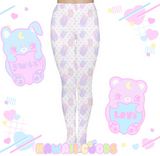 Conversation Heart Cuties Tights (made to order)