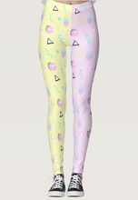 Load image into Gallery viewer, Geometric Inspired Barbie Yume Kawaii Leggings (Made to Order)