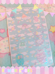 Sweetie Dreams, Kikko TV, Emotion Bear Sticker Sheet